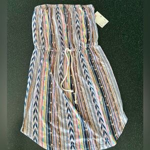 Billabong Multicolor Striped Romper